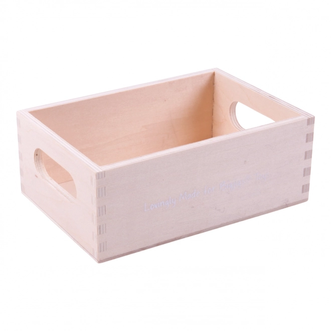 Houten doos voor voedsel van Bigjigs Toys