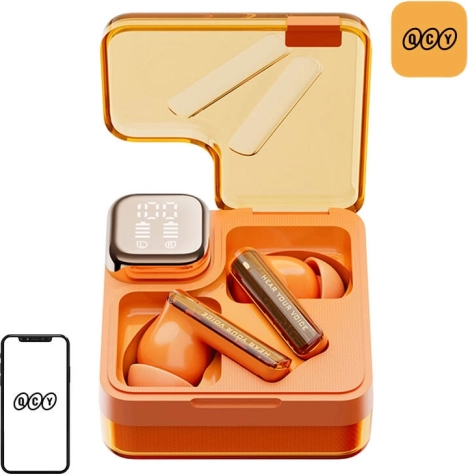 Écouteurs sans fil TWS QCY MeloBuds Neo T31 orange