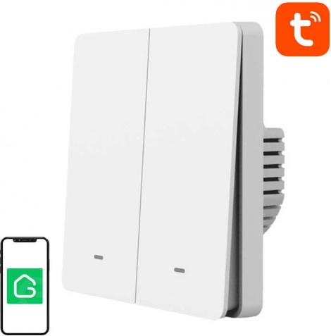 slimme wifi-lichtschakelaar GOSUND SW9 TUYA (dubbel)