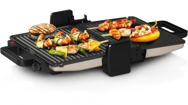 Elektrische grill zilver