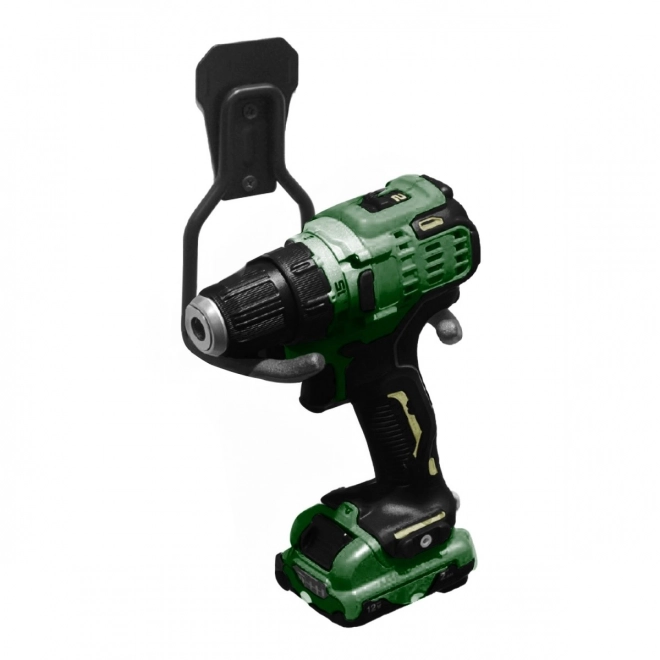 Wandhouder voor garage, metalen, zwart