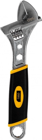Verstelbare sleutel met ergonomische handgreep Deli, 200 mm