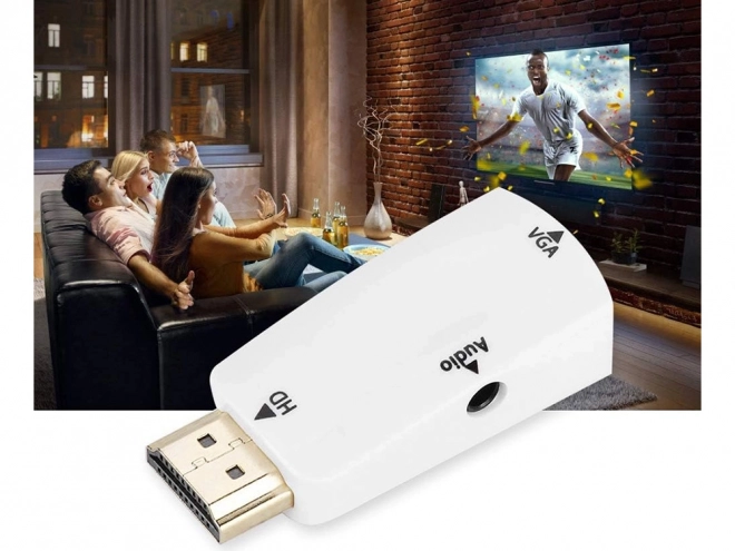 Converter van HDMI naar VGA met audio-uitgang