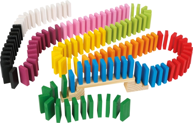 560 bunte Holzteile