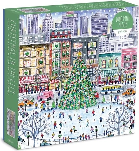 Galison Christmas Puzzle Christmas in the City 1000 Pieces