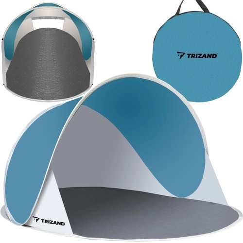 Blauw-grijze strandtent - 145 x 100 x 70 cm