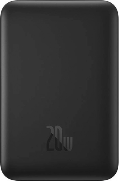 Magnetische powerbank BASEUS Magnetic Mini 10000 mAh met USB‑C en 20W snelladen – zwart