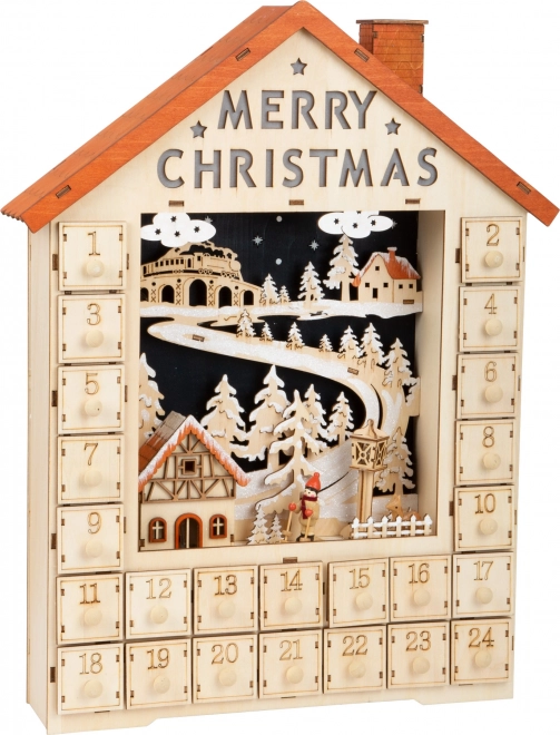 Adventskalender Fröhliche Weihnachten