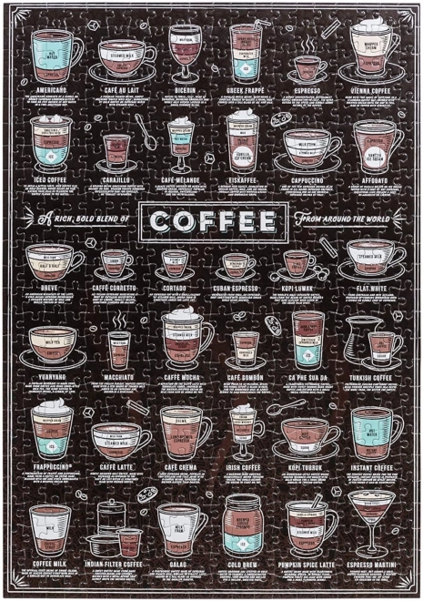 Puzzel voor koffieliefhebbers 500 stukjes