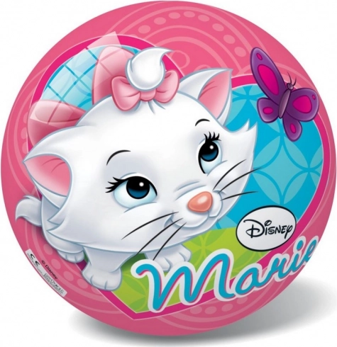 Cheerful design with Marie the kitten