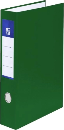 Laminated Four-Ring Binder A4 Classic Green