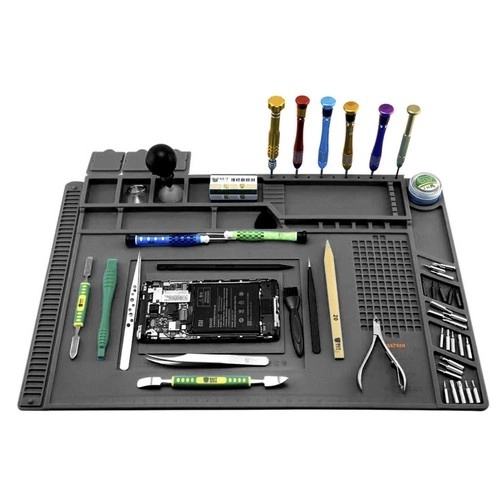 Silikon Werkstattmatte mit Organisator