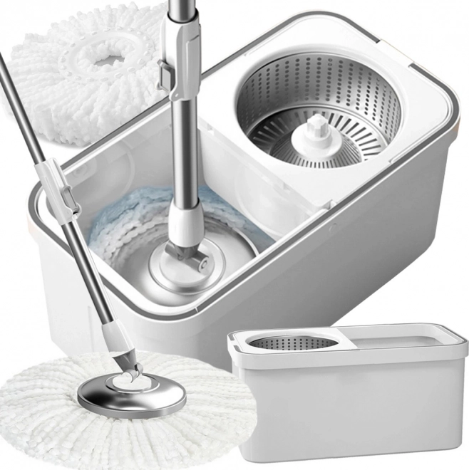 Rotating Mop 360 Spin Turbo with 2 Microfiber Pads