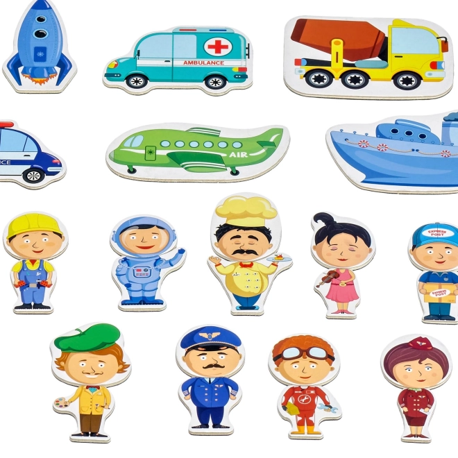 Explore professions and vehicles