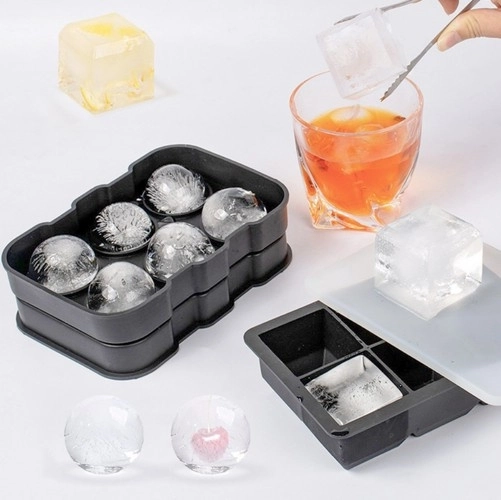 Siliconen ijsvorm 2-in-1 blokken + ballen Ruhhy 21270