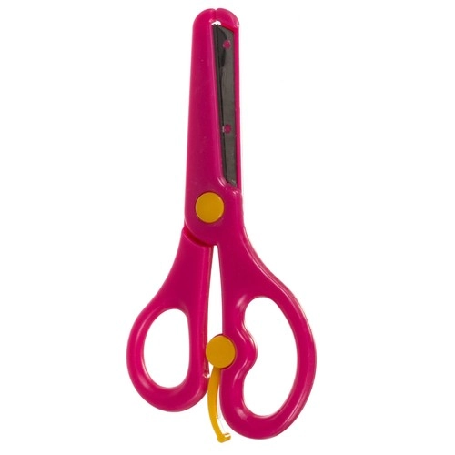 Child-safe scissors included