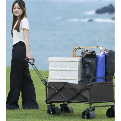 Foldable Transport Cart for Garden and Beach