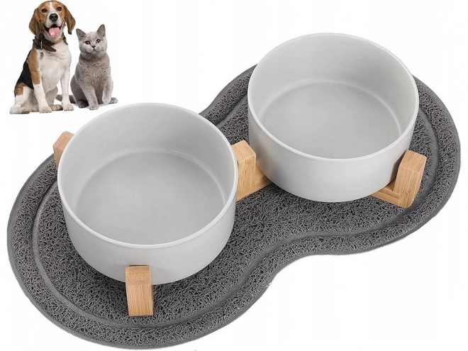 Waterdicht en antislip placemat voor voerbak