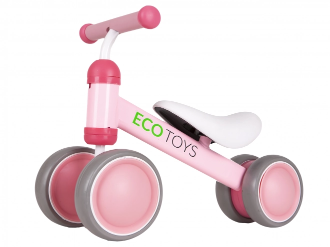 Pink Balance Bike for Children ECO TOYS