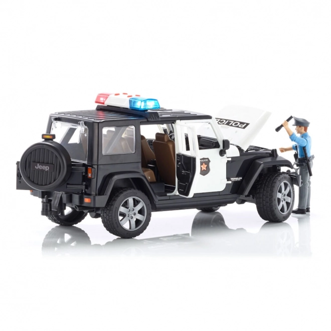 Bruder Jeep Wrangler Rubicon Politie