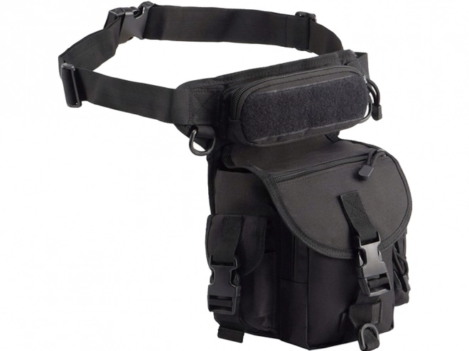 Sacoche de cuisse tactique avec sangle ventrale, déperlante, 6 poches