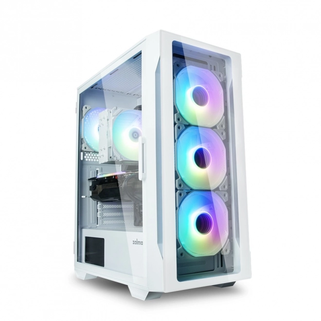 Witte behuizing Zalman I3 Neo TG Mid Tower RGB