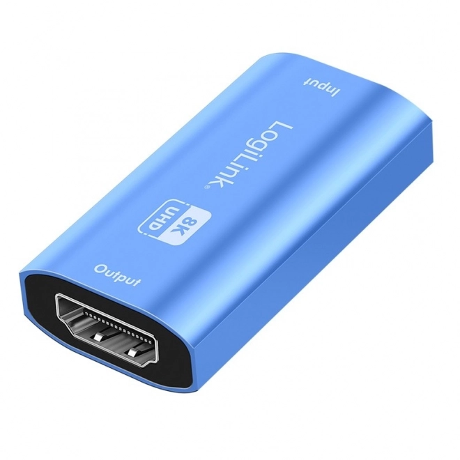 Repeater HDMI 8K/60HZ HDCP2.3, blauer Aluminium