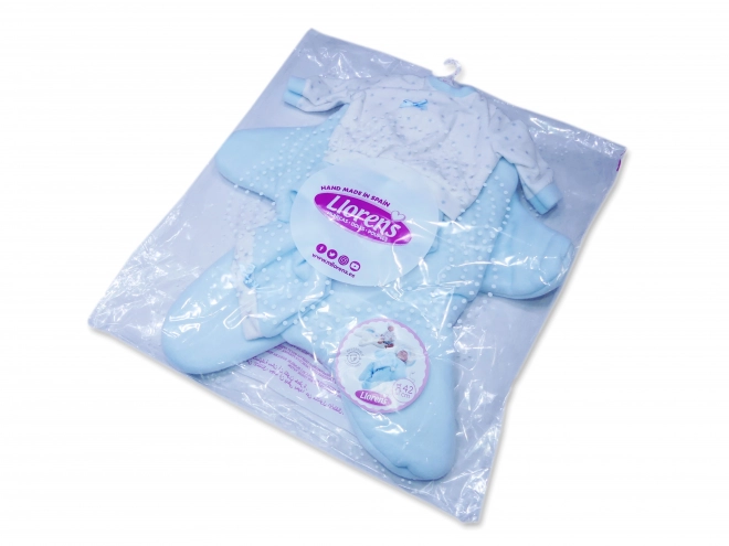 Llorens M740-37 outfit voor de pop baby NEW BORN maat 40-42 cm