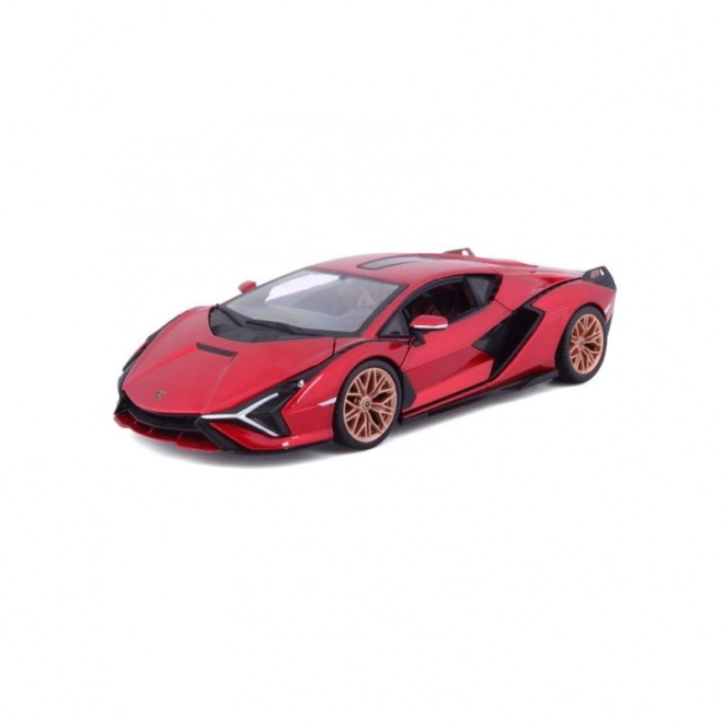Model auto Lamborghini Sián FKP 37 1:24 rood