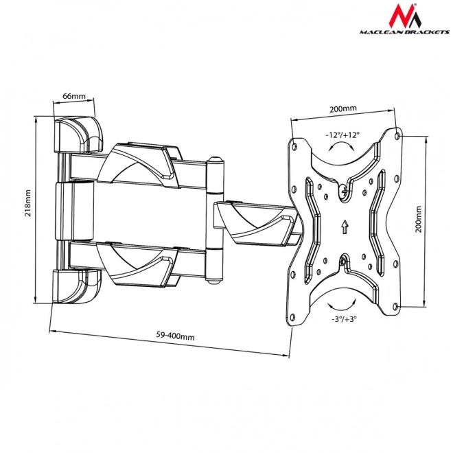 Universal TV or Monitor Holder 13-55 Inches