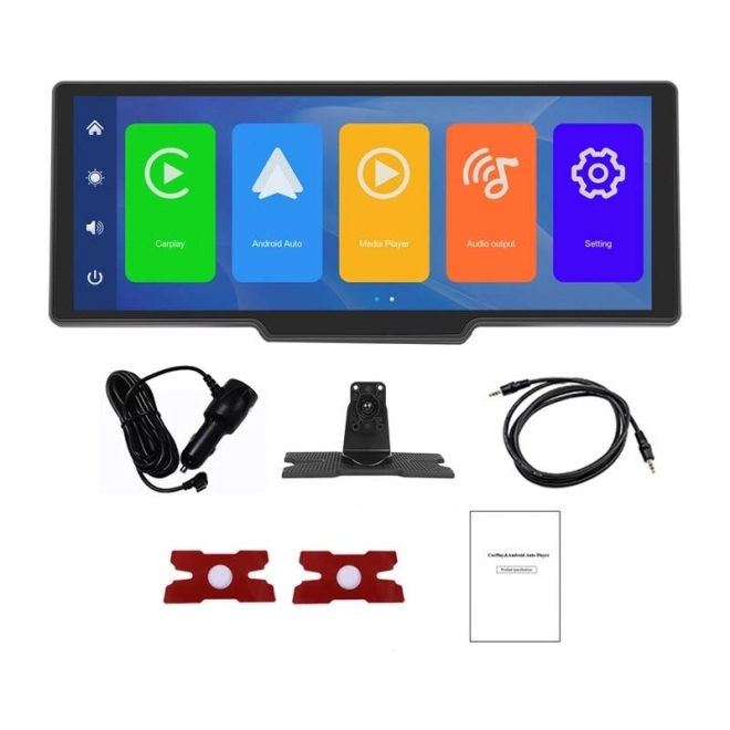 Podofo A3247 touch screen car monitor with Carplay and Android Auto