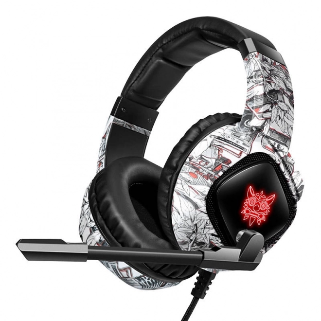 Gaming-Kopfhörer Onikuma K19 Camouflage Weiß