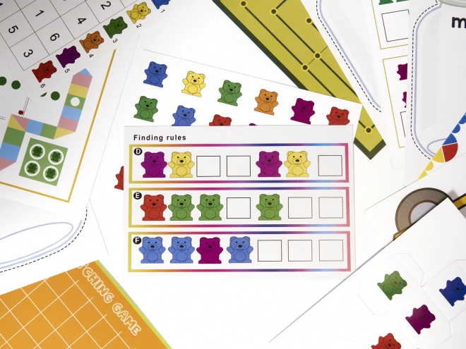 Montessori leermiddelen beren - 116 stukjes