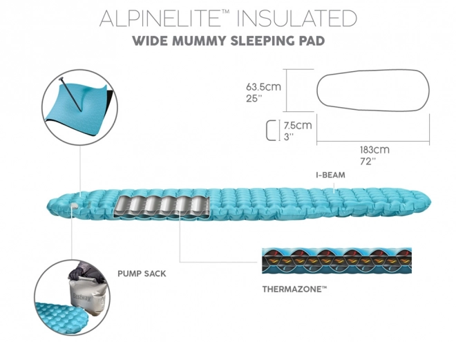 Opblaasbare slaapmat Bestway Alpinelite