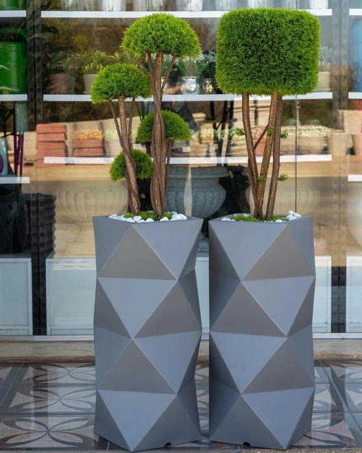 Ontwerp Bloempot MONUMO ASTI 2 Kleuropties 78 cm hoog