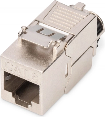 Keystone module RJ45 (8P8C) Cat 8.1 STP, shielded, tool-free, steel