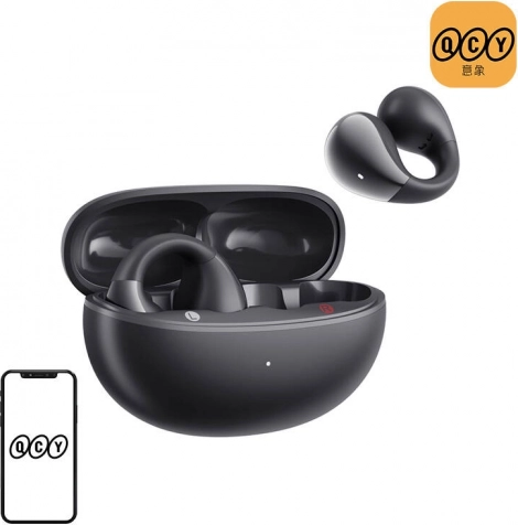 écouteurs sans fil QCY Crossky Clip C30 noir