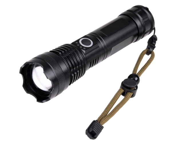 Krachtige LED-zaklamp USB waterdicht