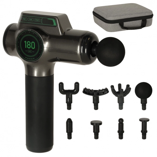 Portable Massage Gun with LED Display 8-in-1