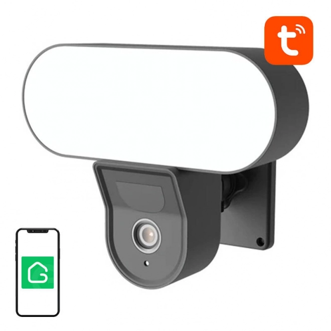 Caméra WiFi extérieure intelligente avec projecteur Gosund