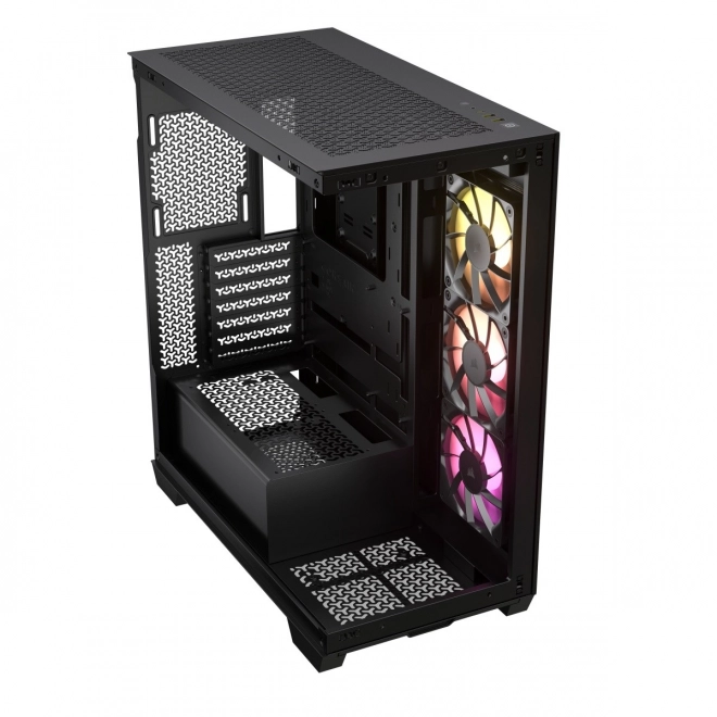 Boîtier d'ordinateur Mid-Tower 3500X ICUE LINK RGB TG noir