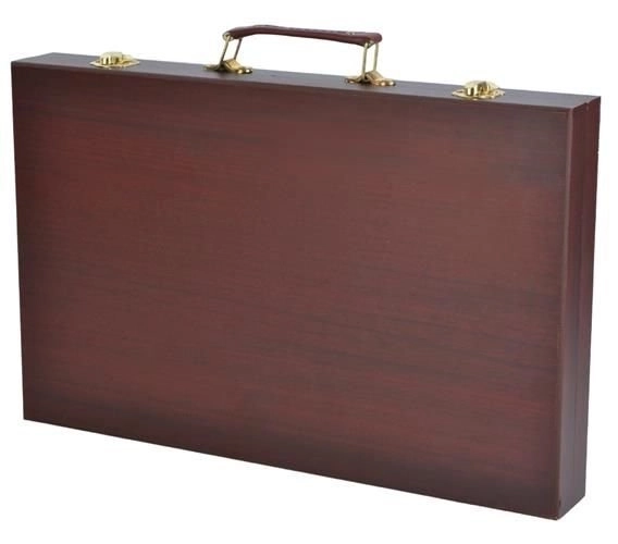 Large Art Set in a Wooden Case for Little Painters - 81pcs