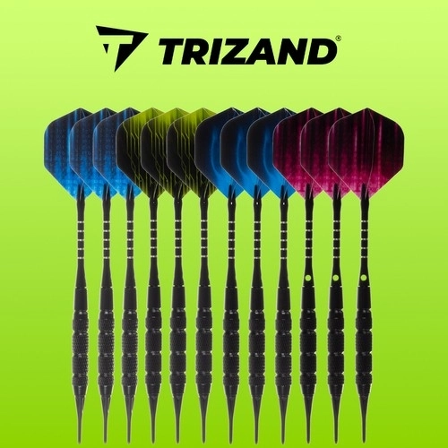 Set van 12 darts + accessoires Trizand 21629