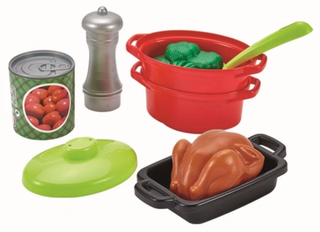 Set kookgerei met potten en accessoires