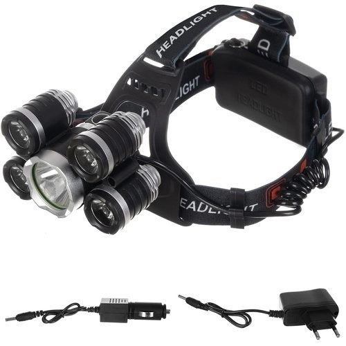 Hoofdlamp 5 x LED T6 CREE