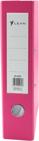 Lever arch file A4 75 mm pink LEAN