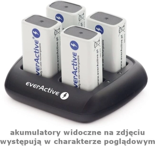 EVERACTIVE NC-109 acculader voor Ni-MH 9V