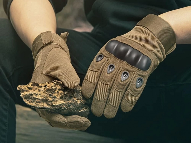 Tactische handschoenen XL met knokkelbescherming