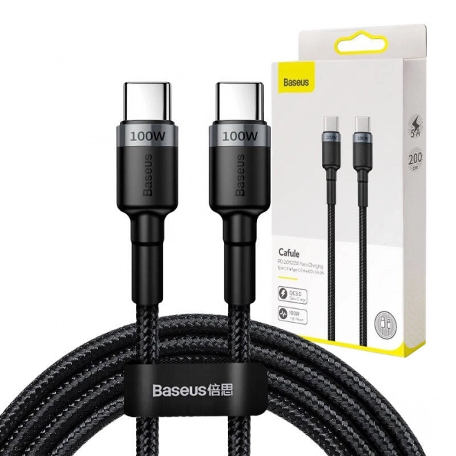 Baseus Cafule USB-C kabel voor snel opladen 100W
