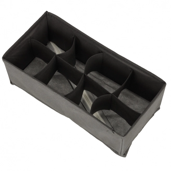 Grijze organizer voor lade voor ondergoed en sokken - 4 stuks